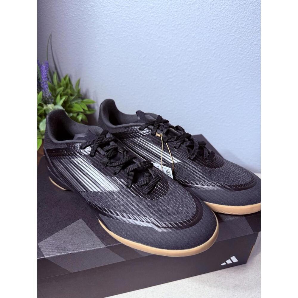 Adidas F50 League IN Indoor Soccer Shoes‎ Black / Gum IF1332 Men's Size 8